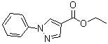 1-Phenyl-1H-pyrazole-4-carboxylic acid ethyl ester molecular structure (CAS 885-94-9)