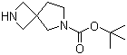 结构式 CAS# 885270-86-0, 2,6-二氮杂螺[3.4]辛烷-6-羧酸叔丁酯
