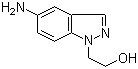 结构式 CAS# 885270-96-2, 2-(5-氨基-1H-吲唑-1-基)乙醇