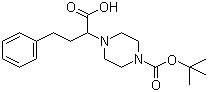 2-(4-Boc-piperazinyl)-4-phenylbutanoic acid molecular structure (CAS 885274-45-3)