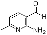 2-Amino-6-methylpyridine-3-carbaldehyde molecular structure (CAS 885276-99-3)
