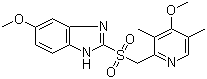 结构式 CAS# 88546-55-8, 奥美拉唑砜