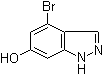 structure of CAS# 885518-75-2, 4-Bromo-1H-indazol-6-ol