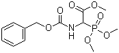 structure of CAS# 88568-95-0, N-Cbz-2-Phosphonoglycine trimethyl ester;Methyl 2-benzyloxycarbonylamino-2-(dimethoxyphosphinyl)acetate