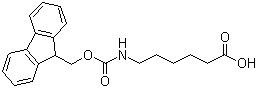 N-Fmoc-6-aminohexanoic acid molecular structure (CAS 88574-06-5)