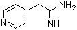 structure of CAS# 885953-93-5, 2-(Pyridin-4-yl)acetimidamide;4-Pyridineethanimidamide