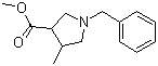 structure of CAS# 885958-67-8, Methyl 1-benzyl-4-methylpyrrolidine-3-carboxylate