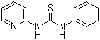 结构式 CAS# 886-60-2, 1-苯基-3-(2-吡啶基)-2-硫脲