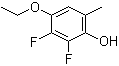 结构式 CAS# 886037-78-1, 4-乙氧基-2,3-二氟-6-甲基苯酚