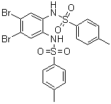 4,5-Dibromo-N,N'-ditosyl-o-phenylenediamine molecular structure (CAS 88617-67-8)