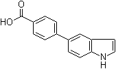 4-(1H-Indol-5-yl)benzoic acid molecular structure (CAS 886363-18-4)