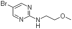 结构式 CAS# 886365-79-3, 5-溴-N-(2-甲氧基乙基)嘧啶-2-胺