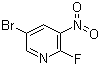 结构式 CAS# 886372-98-1, 5-溴-2-氟-3-硝基吡啶