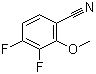 结构式 CAS# 886496-72-6, 3,4-二氟-2-甲氧基苯甲腈