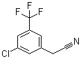 结构式 CAS# 886496-95-3, 3-氯-5-(三氟甲基)苯乙腈