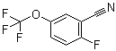 结构式 CAS# 886498-08-4, 2-氟-5-(三氟甲氧基)苯甲腈