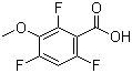 structure of CAS# 886499-94-1, 3-Methoxy-2,4,6-trifluorobenzoic acid
