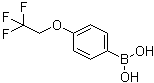 结构式 CAS# 886536-37-4, 4-(2,2,2-三氟乙氧基)苯硼酸