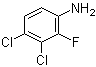 结构式 CAS# 886762-39-6, 3,4-二氯-2-氟苯胺
