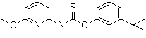 结构式 CAS# 88678-67-5, 稗草畏; O-3-特丁基苯基-6-甲氧基-2-吡啶(甲基)硫代氨基甲酸酯
