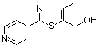structure of CAS# 886851-57-6, 4-Methyl-2-(4-pyridinyl)-5-thiazolemethanol
