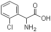结构式 CAS# 88744-36-9, 2-(2-氯苯基)甘氨酸; 2-氯苯基氨基乙酸