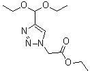 4-(Diethoxymethyl)-1H-1,2,3-triazole-1-acetic acid ethyl ester molecular structure (CAS 887908-65-8)