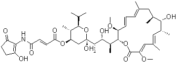 structure of CAS# 88899-56-3, Setamycin;Bafilomycin B1