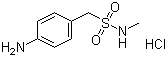 4-Amino-N-methylbenzenemethanesulfonamide hydrochloride molecular structure (CAS 88918-84-7)