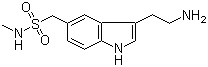 3-(2-Aminoethyl)-N-methyl-1H-indole-5-methanesulfonamide molecular structure (CAS 88919-22-6)