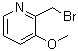 structure of CAS# 889360-84-3, 2-(Bromomethyl)-3-methoxypyridine