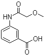 3-[(2-Methoxyacetyl)amino]benzoic acid molecular structure (CAS 889940-48-1)