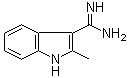2-Methyl-1H-indole-3-carboximidamide molecular structure (CAS 889944-18-7)