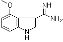 4-Methoxy-1H-indole-3-carboximidamide molecular structure (CAS 889944-24-5)