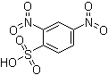 structure of CAS# 89-02-1, 2,4-Dinitrobenzenesulfonic acid;NSC 152110; NSC 163960