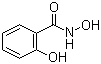 structure of CAS# 89-73-6, Salicylhydroxamic acid;2-Hydroxybenzohydroxamic acid; N,2-Dihydroxybenzamide