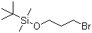(3-Bromopropoxy)-tert-butyldimethylsilane molecular structure (CAS 89031-84-5)