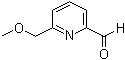 结构式 CAS# 890904-66-2, 6-(甲氧基甲基)-2-吡啶甲醛