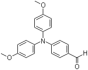 4-[Bis(4-methoxyphenyl)amino]benzaldehyde molecular structure (CAS 89115-20-8)