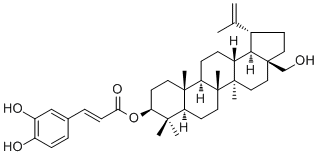 Betulin caffeate molecular structure (CAS 89130-86-9)