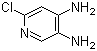 结构式 CAS# 89182-17-2, 3,4-二氨基-6-氯吡啶