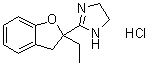 结构式 CAS# 89197-00-2, 依法克生盐酸盐