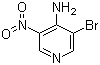 structure of CAS# 89284-05-9, 3-Bromo-5-nitropyridin-4-amine;4-Amino-3-bromo-5-nitropyridine