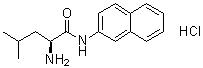 (S)-2-Amino-4-methyl-N-2-naphthylvaleramide monohydrochloride molecular structure (CAS 893-36-7)