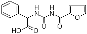alpha-[[[(2-Furanylcarbonyl)amino]carbonyl]amino]benzeneacetic acid molecular structure (CAS 89307-25-5)