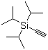 structure of CAS# 89343-06-6, (Triisopropylsilyl)acetylene;Ethynyltriisopropylsilane