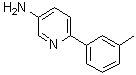 6-(3-Methylphenyl)-3-pyridinamine molecular structure (CAS 893640-46-5)