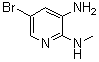 structure of CAS# 89415-54-3, 5-Bromo-N2-methyl-2,3-pyridinediamine;5-Bromo-N-methylpyridine-2,3-diamine; 5-Bromo-N2-methylpyridine-2,3-diamine