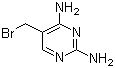 结构式 CAS# 89446-58-2, 2,4-二氨基-5-溴甲基嘧啶