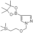 1-([2-(Trimethylsilyl)ethoxy]methyl)-1H-pyrazole-4-boronic acid pinacol ester molecular structure (CAS 894807-98-8)